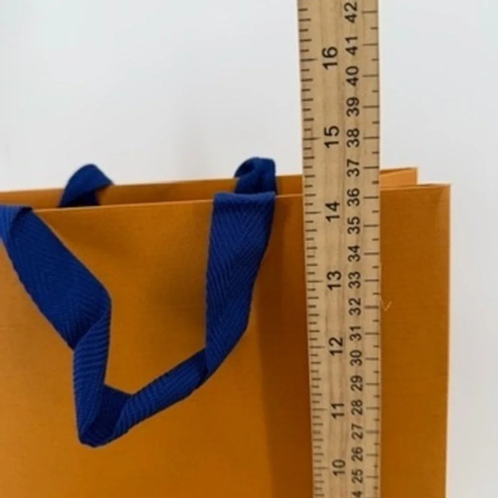Louis Vuitton Orange Magnetic Gift Box and Shopping Bag Set Luxury Packaging